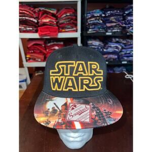 Star Wars Hat Bioworld Merch Movie Promo Black Graphic Cap headwear